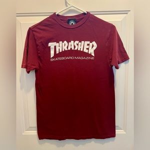 🛹🔥Thrasher T-Shirt Burgundy Size Small🔥🛹